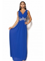 Elegancka sukienka w kolorze szafirowym Model: PW-2364