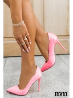 Klasyczne Spiczaste szpilki w kolorze pudrowego różu. Model: 1377-20