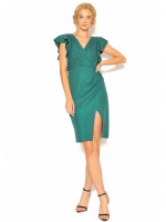 Elegancka sukienka w kolorze zielonym. Model:KM-5037