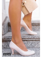 Czółenka różowe matowe. Model: 05 P.R.mat