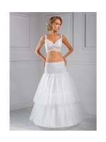 ECRU/ŚMIETANKA rozkloszowana halka do sukni Model: H13 Ivory