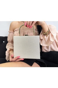 Wizytowa torebka w kolorze delikatnego złota. MODEL:T-982