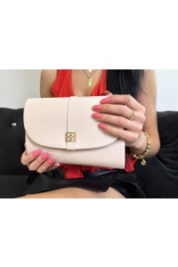 Torebka wizytowa w kolorze różowym .MODEL:T-1060