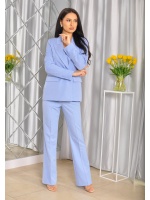 Komplet z cyrkoniami po całej długości w kolorze BABY BLUE. MODEL: JU-8791