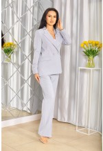 Komplet z cyrkoniami po całej długości w kolorze POPIELU. Model: JU-8797