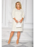 KOMPLET ZŁOTO-SREBRNY ZE WZOREM GEOMETRYCZNYM. Model EL-8905