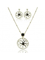 Komplet AMBROSIA z kwarcem S98128