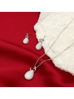 Komplet DROPS z kwarcem S98146