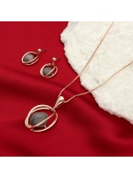 Komplet TEMPTING z kwarcem S98147