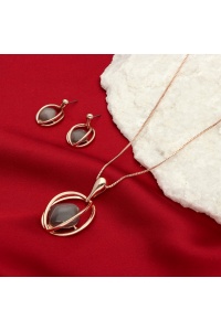 Komplet TEMPTING z kwarcem S98147