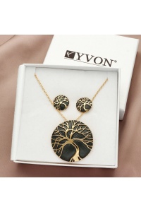 Biżuteria artystyczna komplet S97986