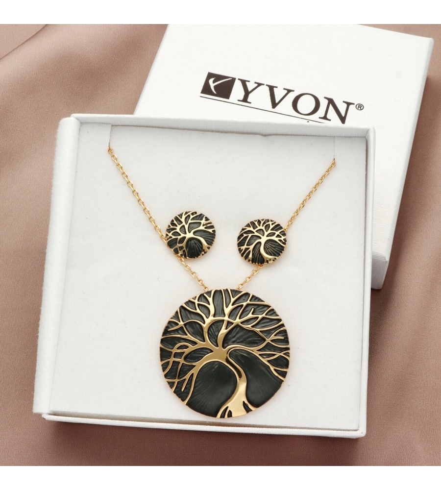 Biżuteria artystyczna komplet S97986