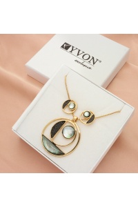 Biżuteria artystyczna komplet S97991